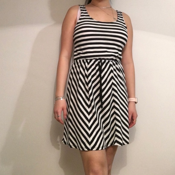 a new day Black and White Striped Dress - Picture 2 of 6